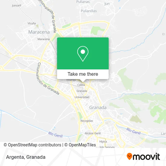 Argenta map
