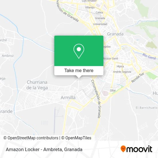 Amazon Locker - Ambreta map