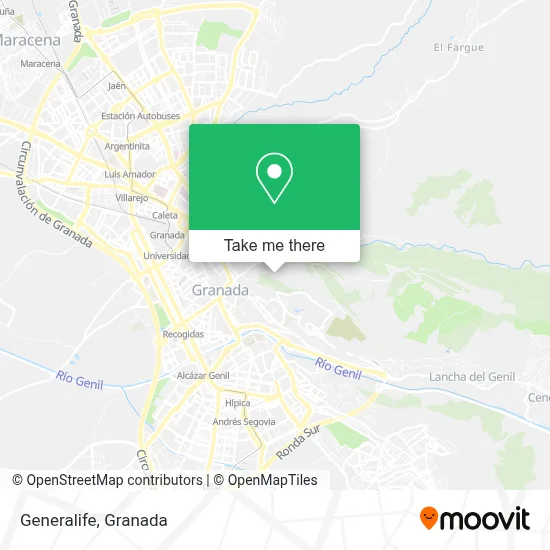 Generalife map