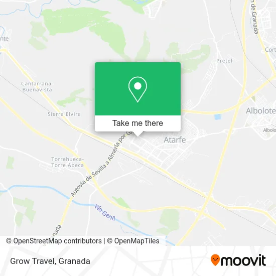 Grow Travel map