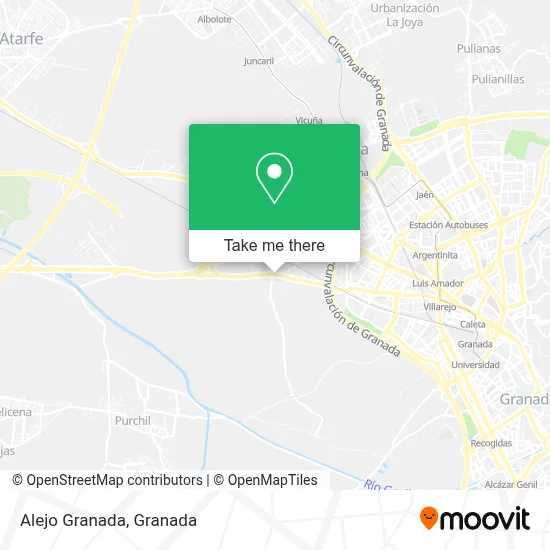 Alejo Granada map