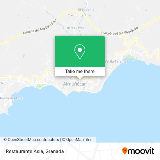Restaurante Asia map