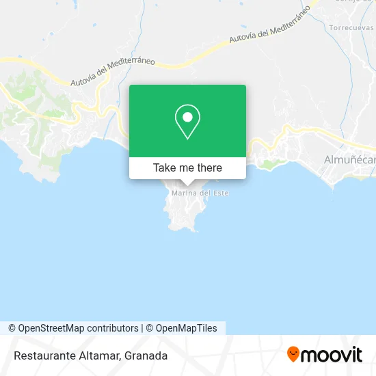 Restaurante Altamar map
