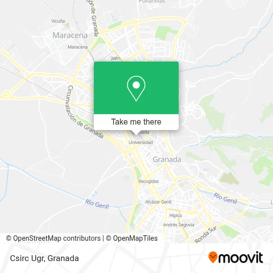 Csirc Ugr map