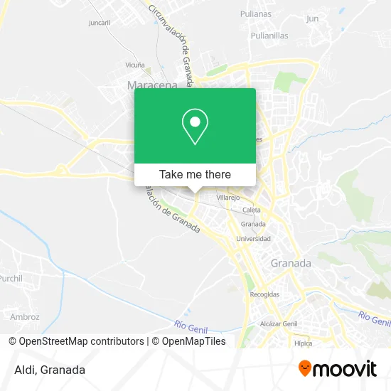 Aldi map
