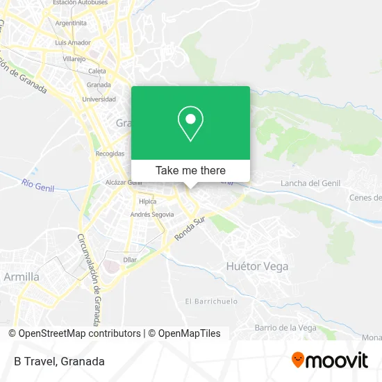 B Travel map
