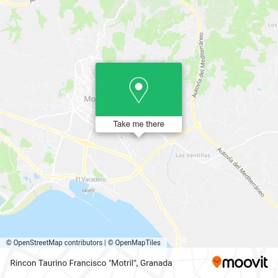Rincon Taurino Francisco "Motril" map