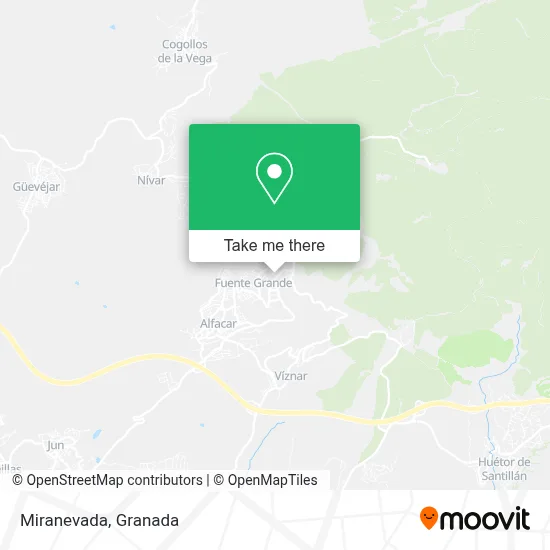 Miranevada map
