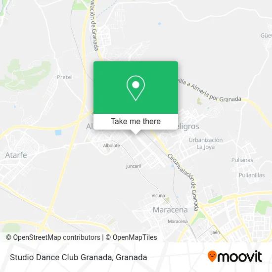 Studio Dance Club Granada map