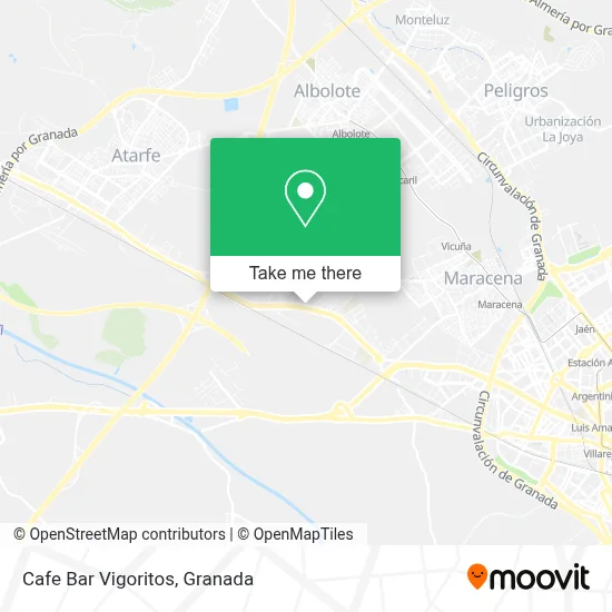 Cafe Bar Vigoritos map