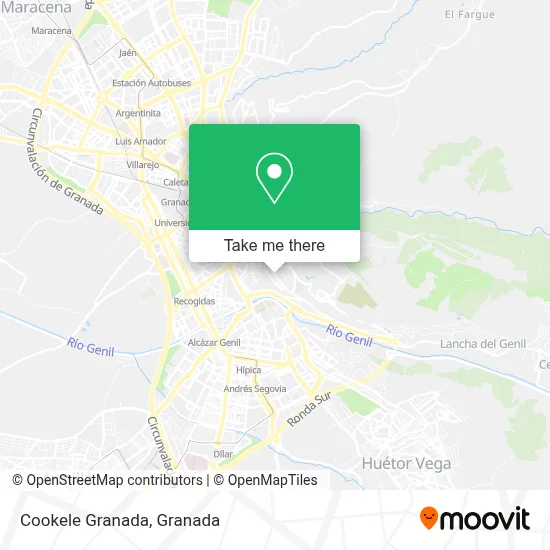Cookele Granada map