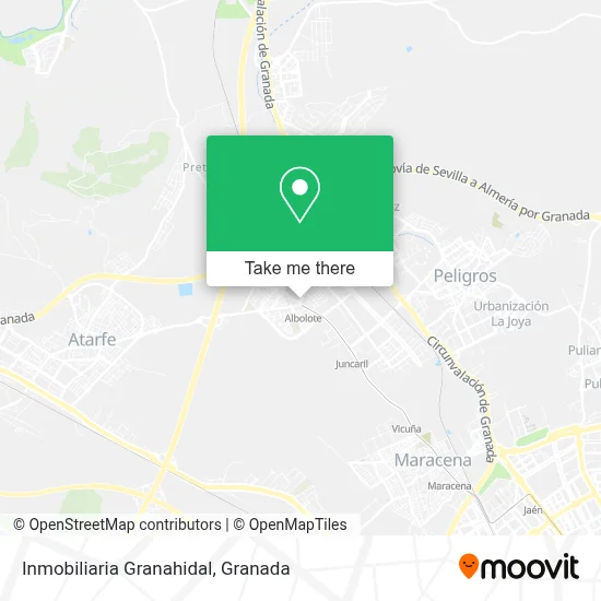 Inmobiliaria Granahidal map