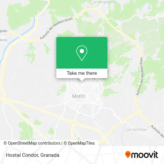 Hostal Condor map
