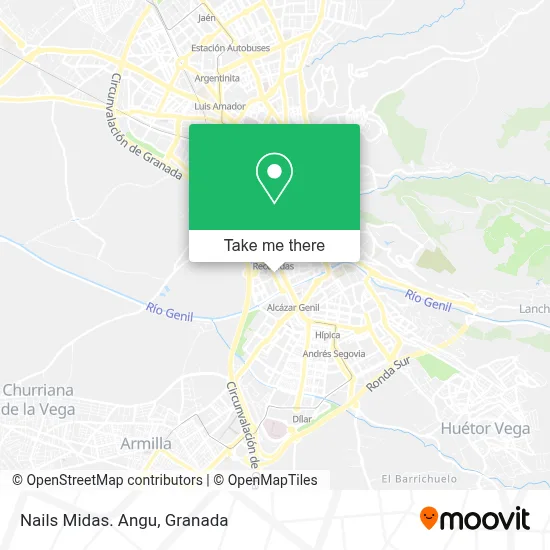 Nails Midas. Angu map