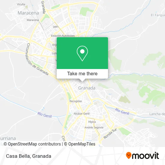 Casa Bella map