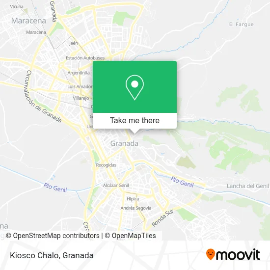 Kiosco Chalo map