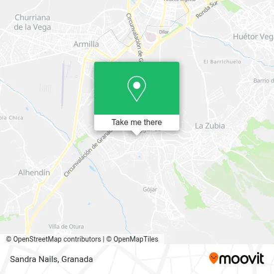 Sandra Nails map