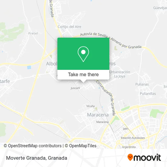 Moverte Granada map