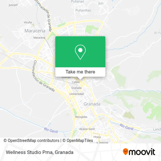 Wellness Studio Pma map