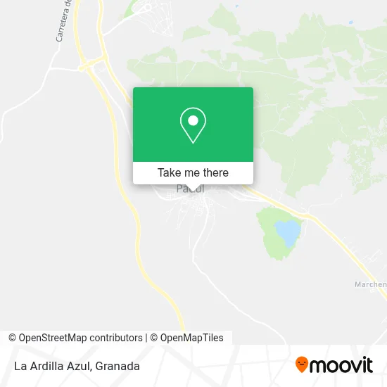 La Ardilla Azul map