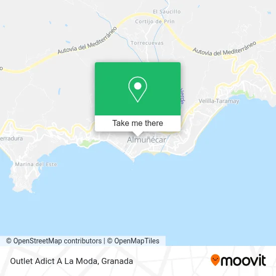 Outlet Adict A La Moda map