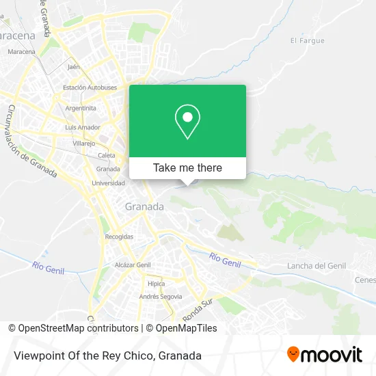 Viewpoint Of the Rey Chico map