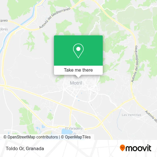 Toldo Or map