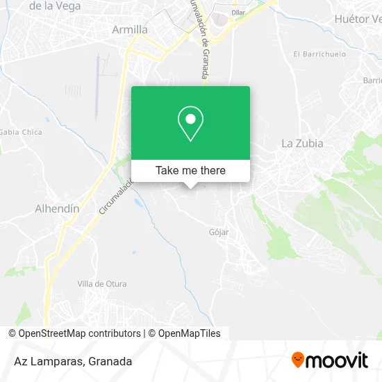 Az Lamparas map