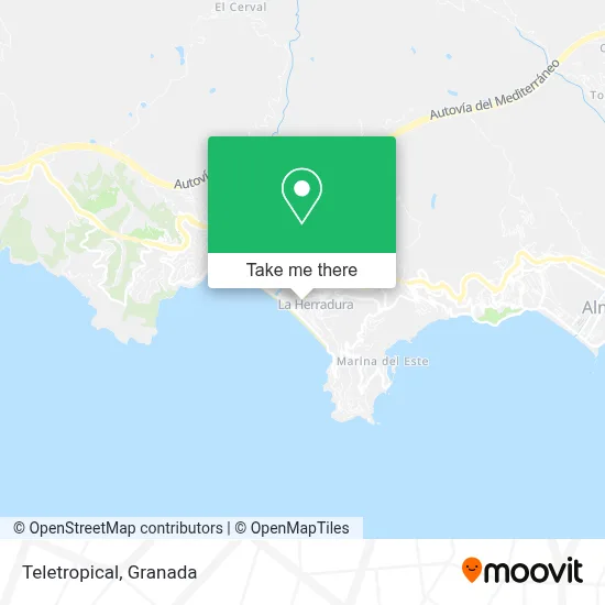 Teletropical map