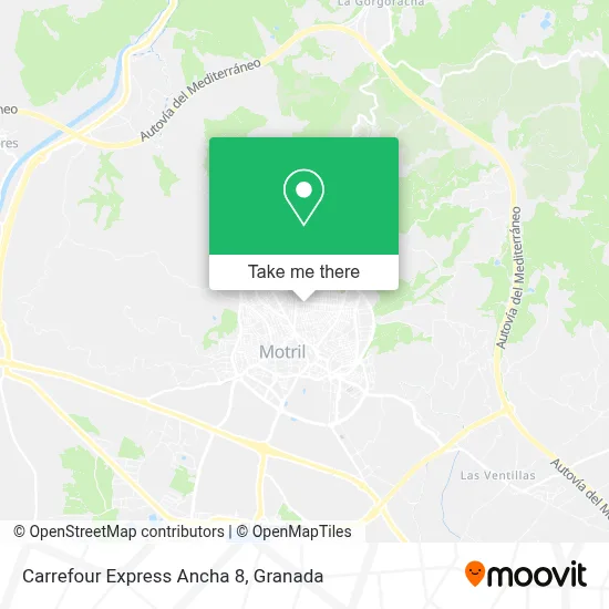 Carrefour Express Ancha 8 map
