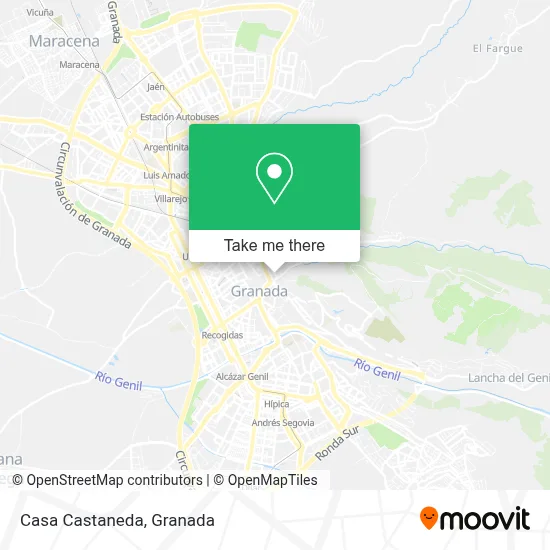 Casa Castaneda map