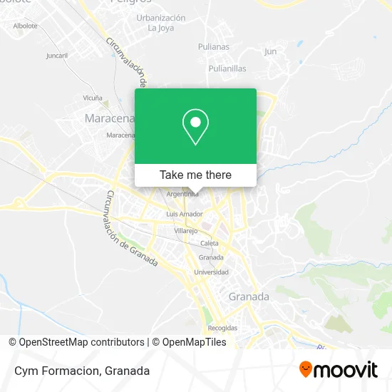 Cym Formacion map