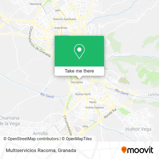 Multiservicios Racoma map