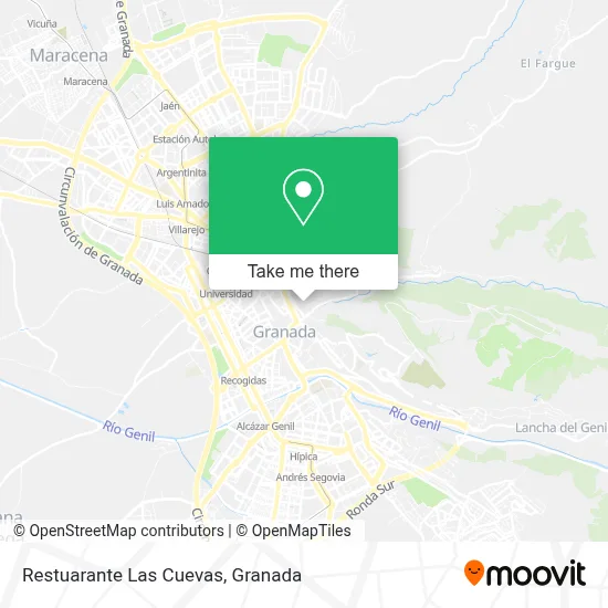 Restuarante Las Cuevas map