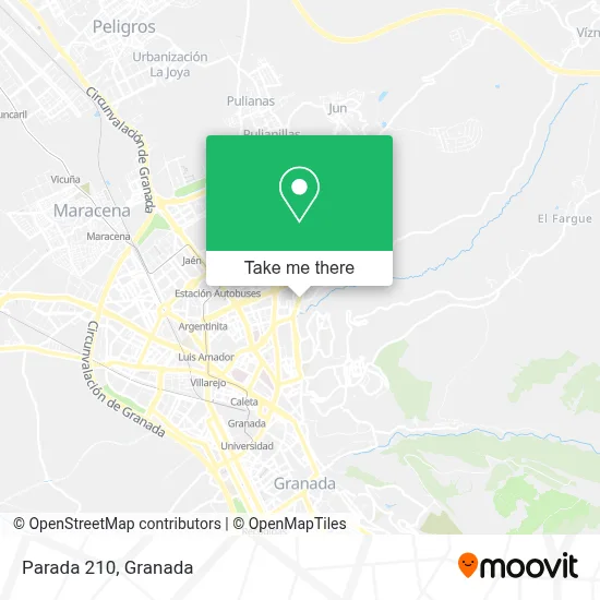 Parada 210 map