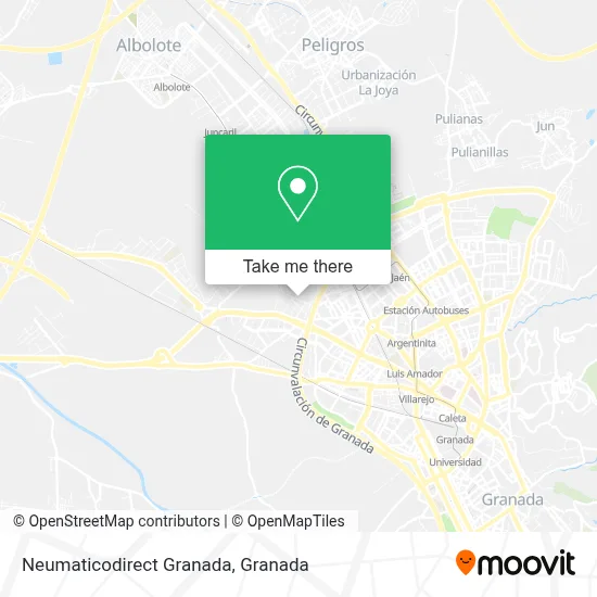 Neumaticodirect Granada map