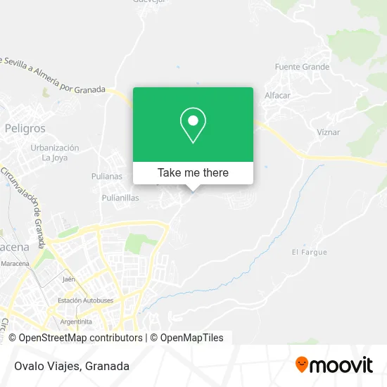 Ovalo Viajes map