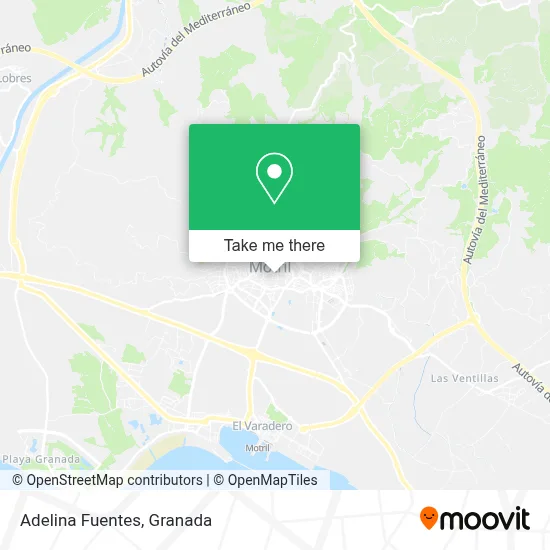 Adelina Fuentes map