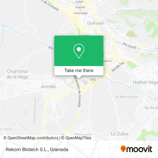 Rekom Biotech S.L. map