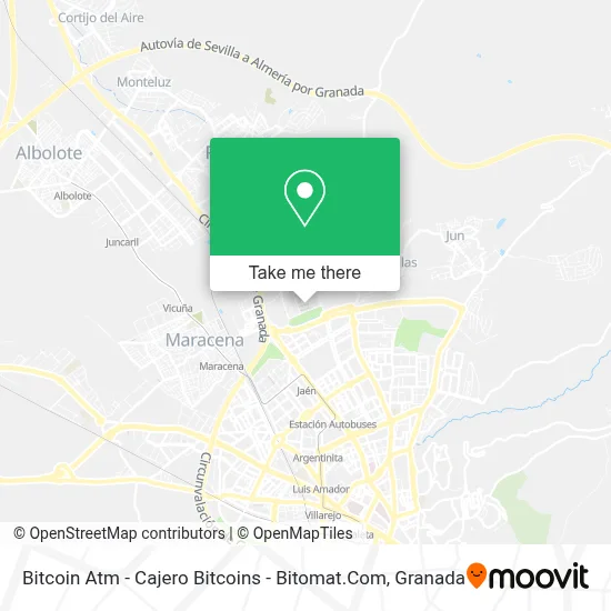 Bitcoin Atm - Cajero Bitcoins - Bitomat.Com map