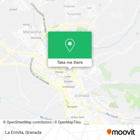 La Ermita map