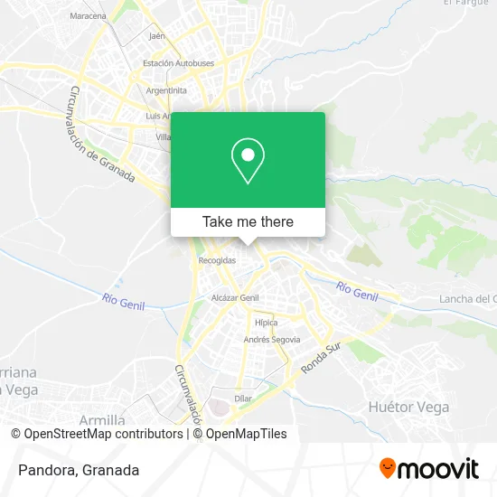 Pandora map