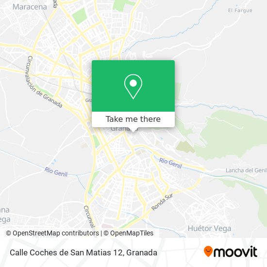 mapa Calle Coches de San Matias 12