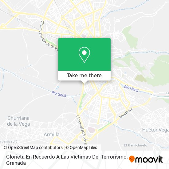 Glorieta En Recuerdo A Las Víctimas Del Terrorismo map