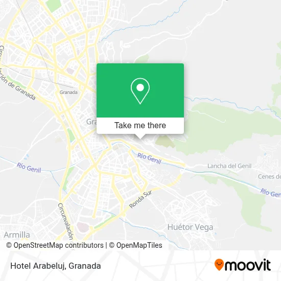 Hotel Arabeluj map