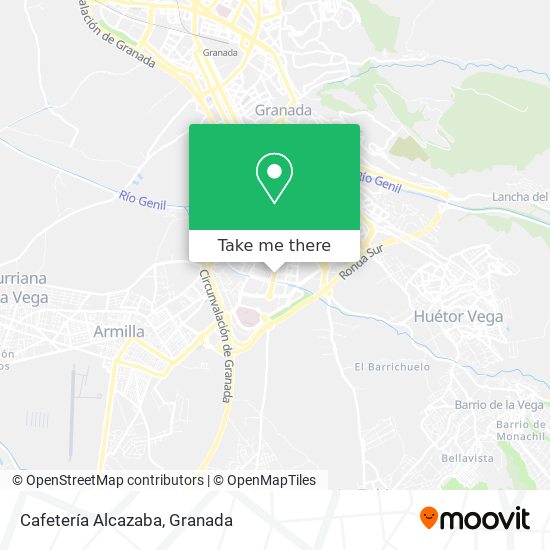 Cafetería Alcazaba map