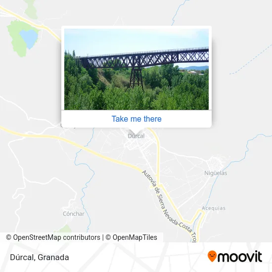 mapa Dúrcal