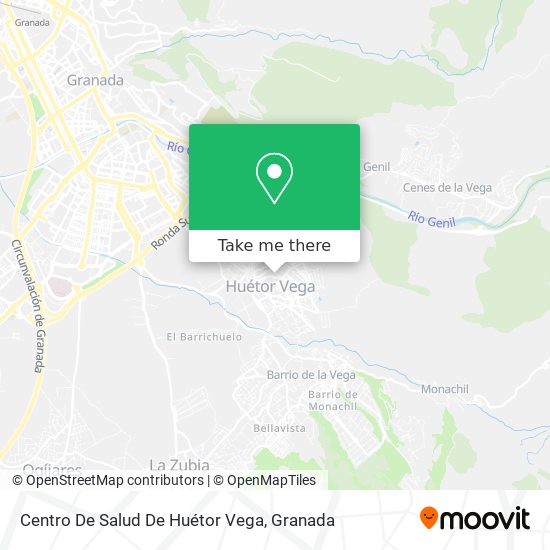 Centro De Salud De Huétor Vega map