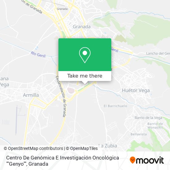 Centro De Genómica E Investigación Oncológica ""Genyo"" map