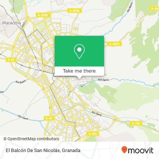 mapa El Balcón De San Nicolás